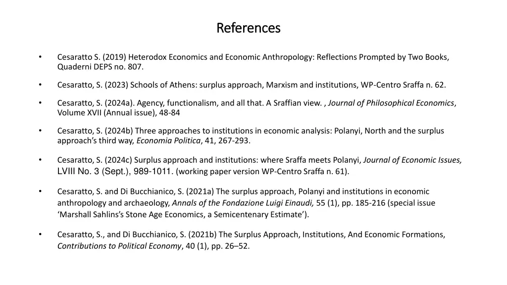 references references