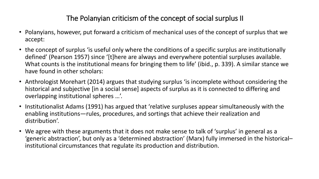 the the polanyian polanyian criticism 1