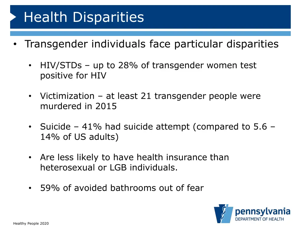health disparities