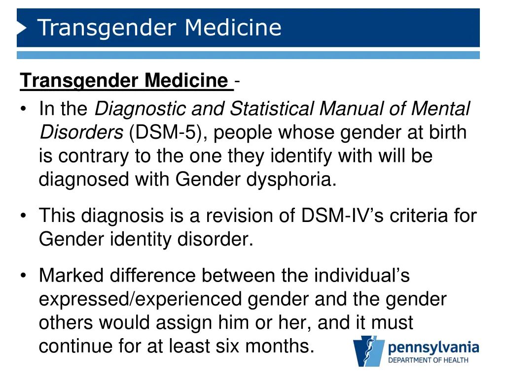 transgender medicine