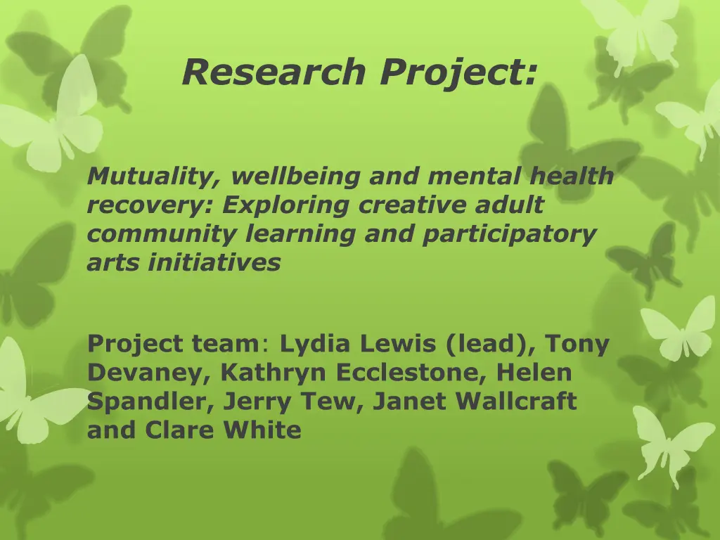 research project