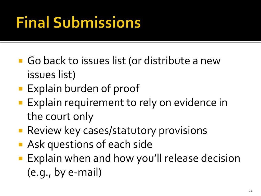 go back to issues list or distribute a new issues