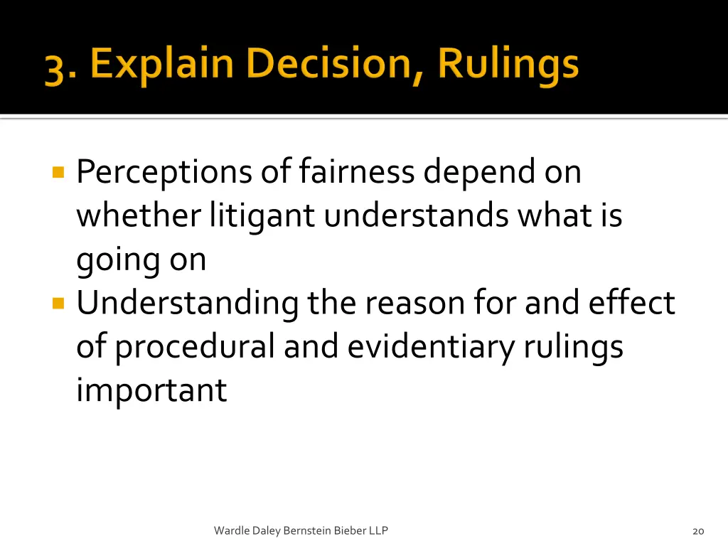 perceptions of fairness depend on whether