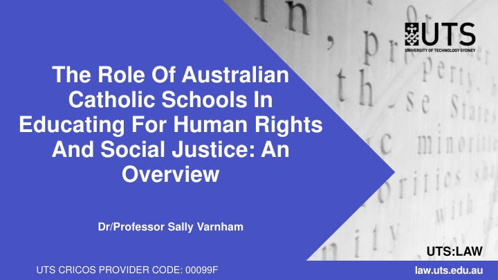 the role of australian catholic schools