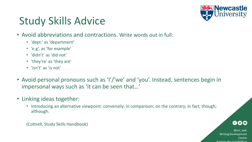 study skills advice