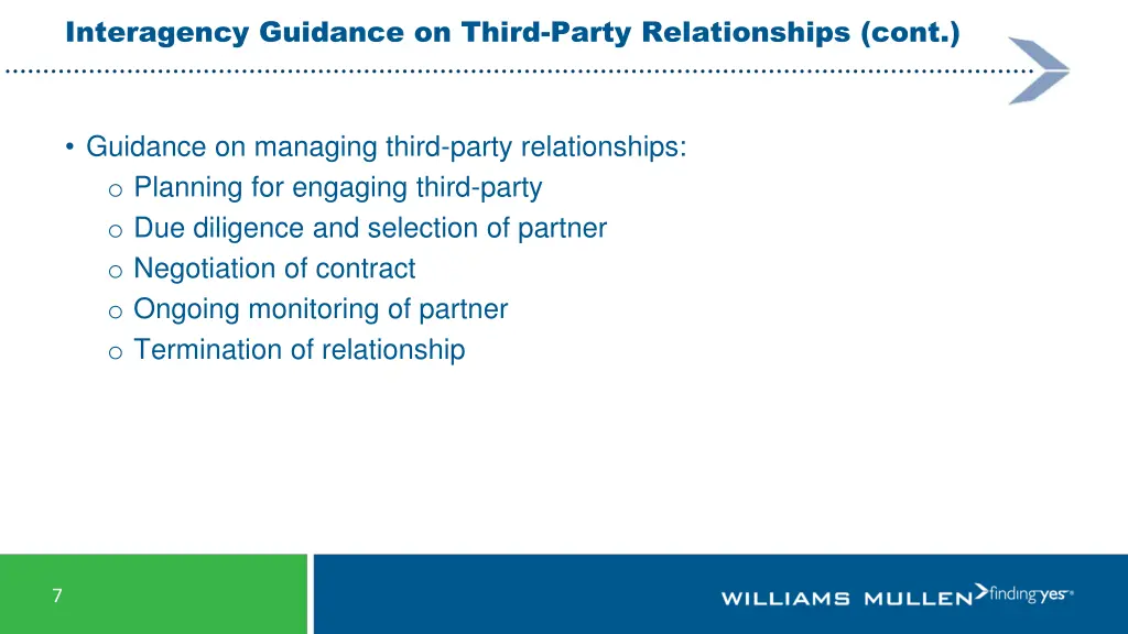 interagency guidance on third party relationships 1