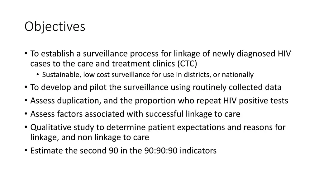 objectives 1