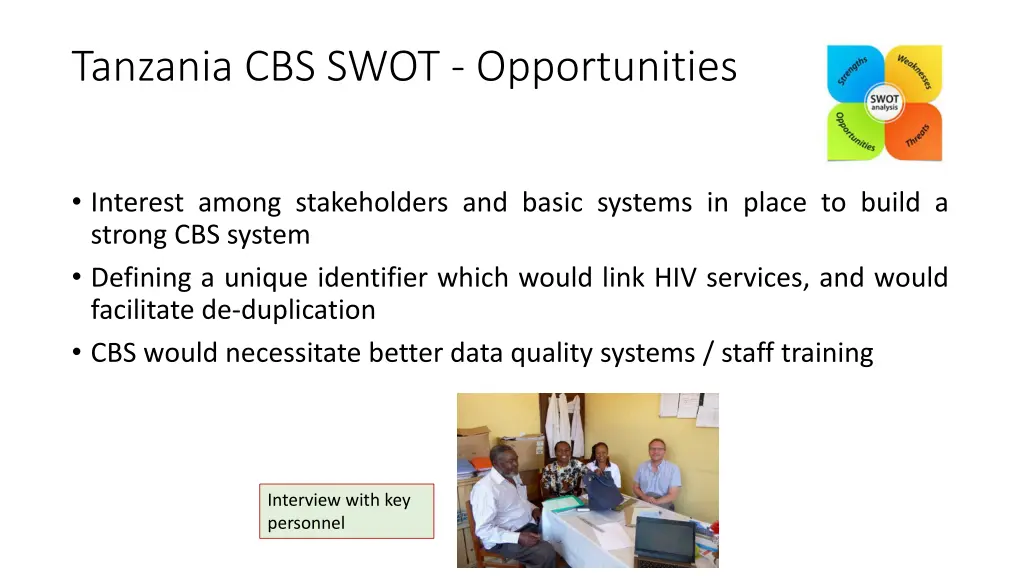 tanzania cbs swot opportunities