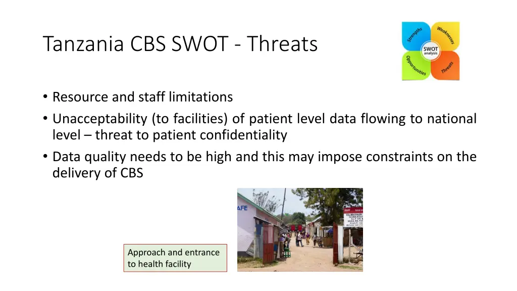 tanzania cbs swot threats