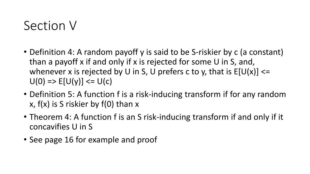 section v 1