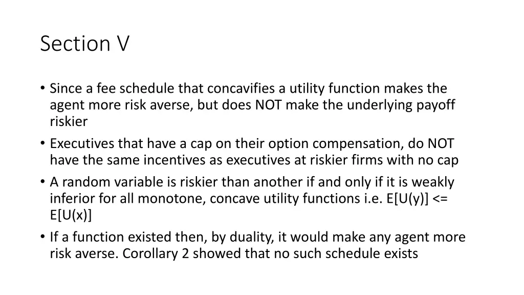 section v
