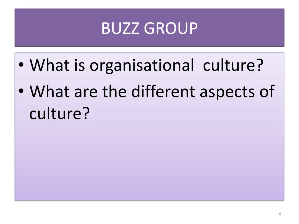 buzz group