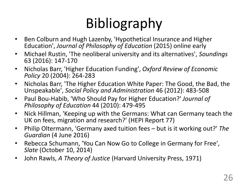 bibliography