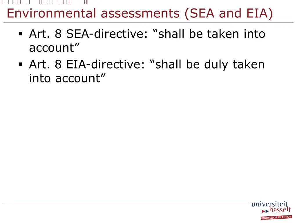 environmental assessments sea and eia
