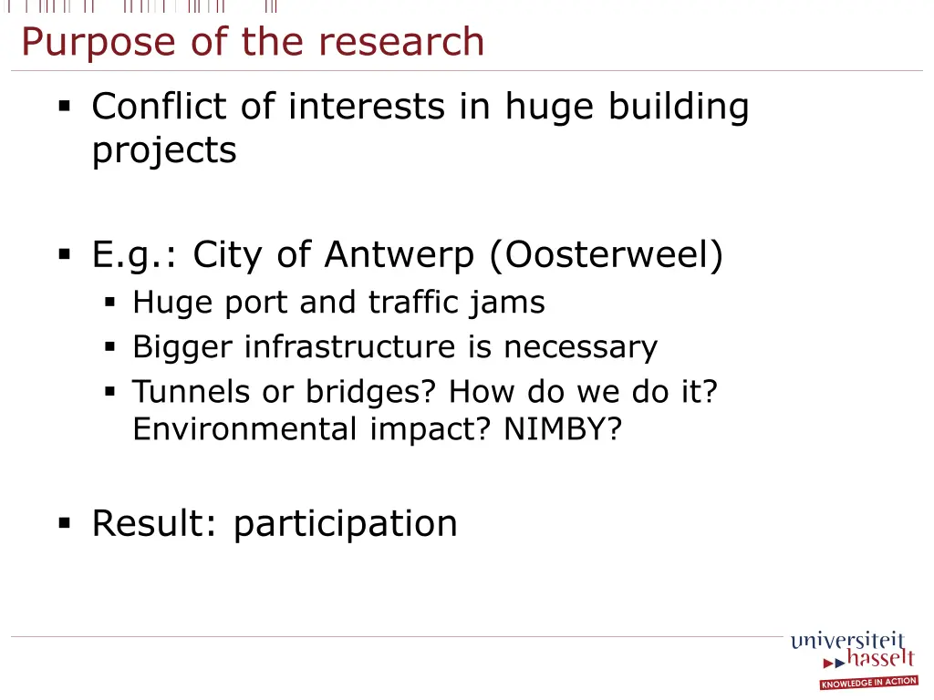 purpose of the research
