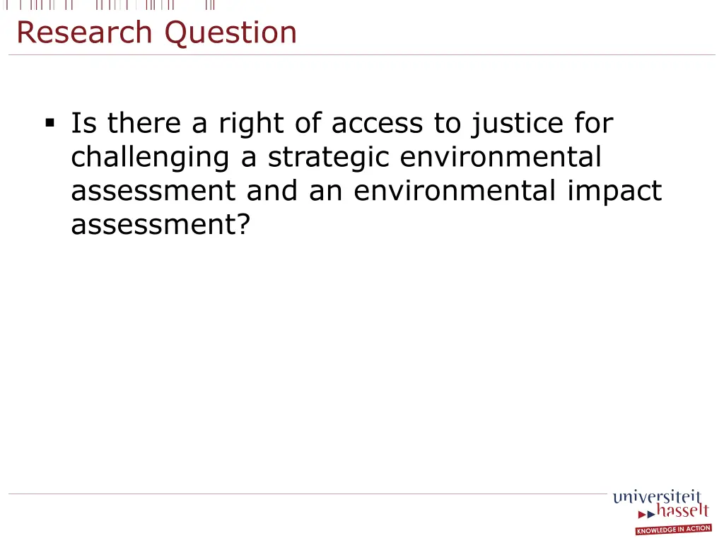 research question