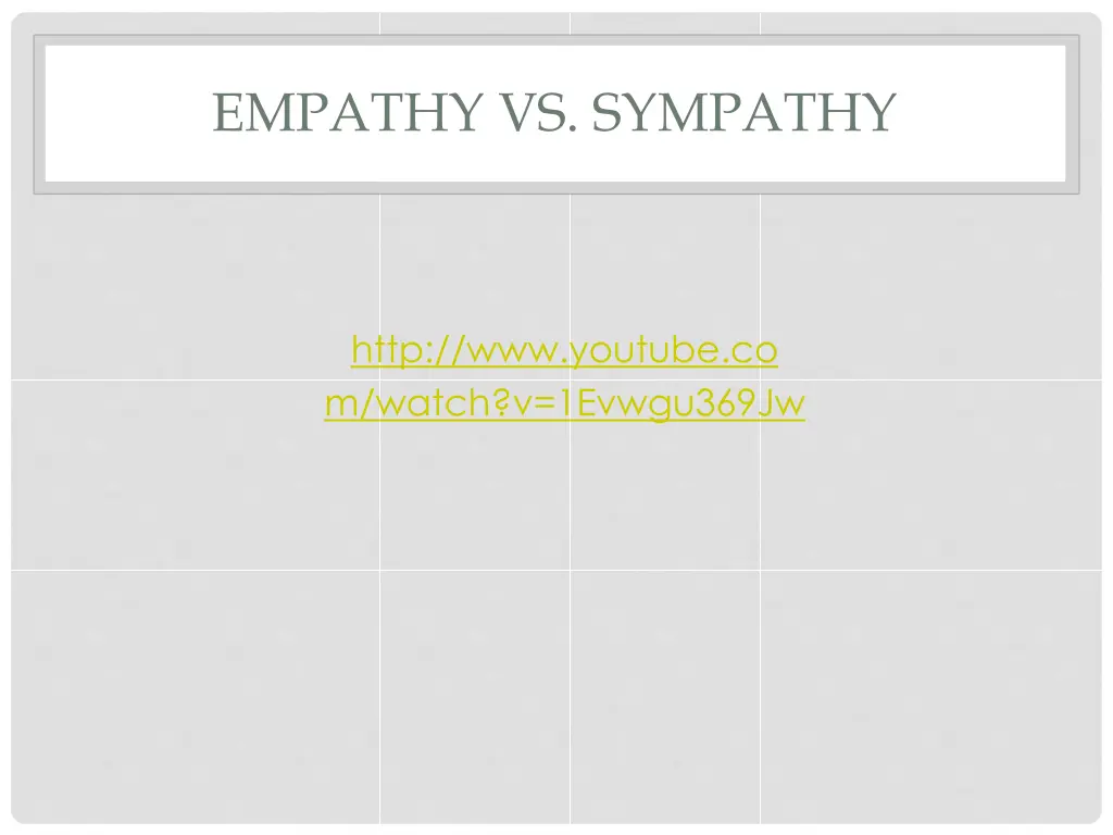 empathy vs sympathy
