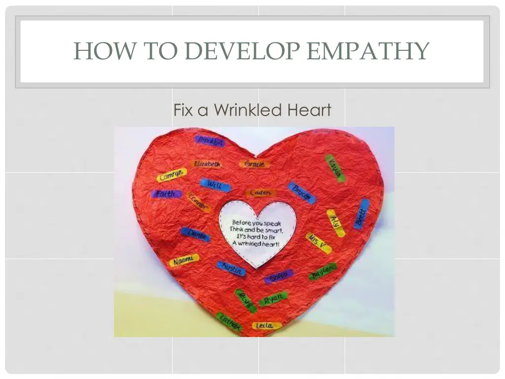 how to develop empathy 1