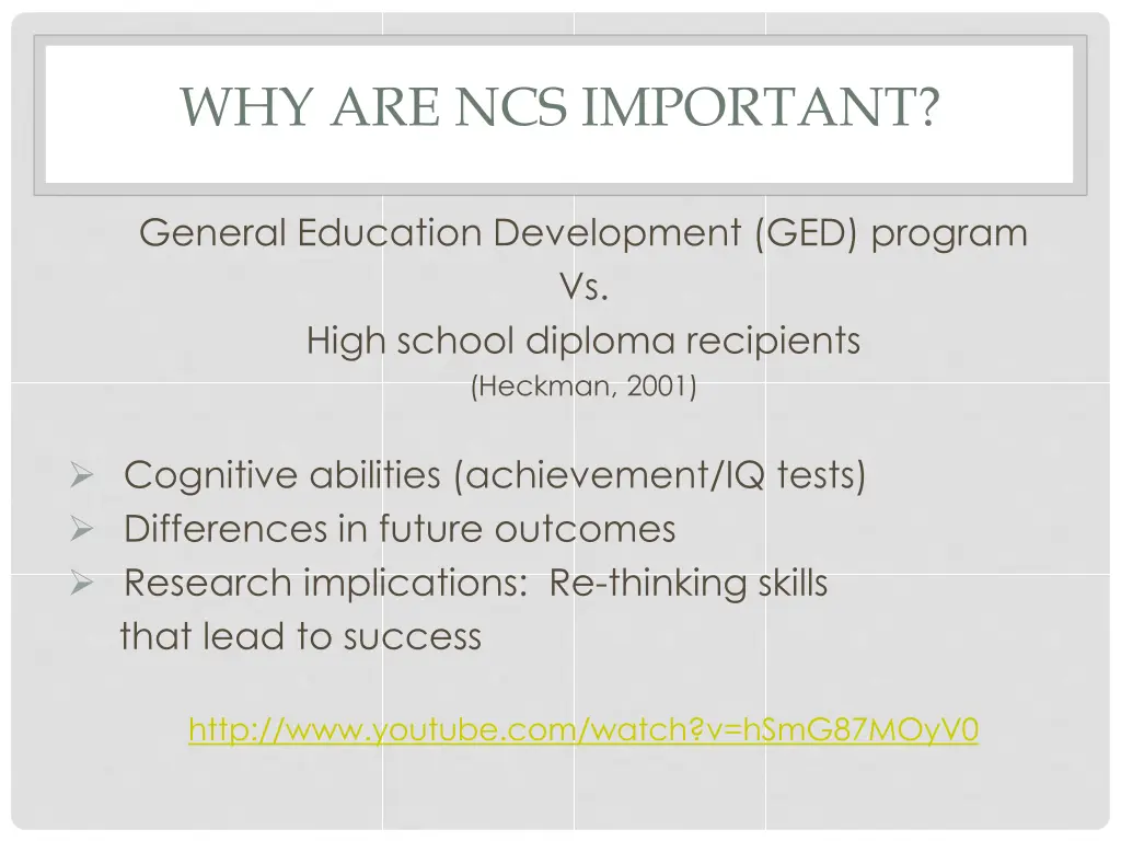 why are ncs important