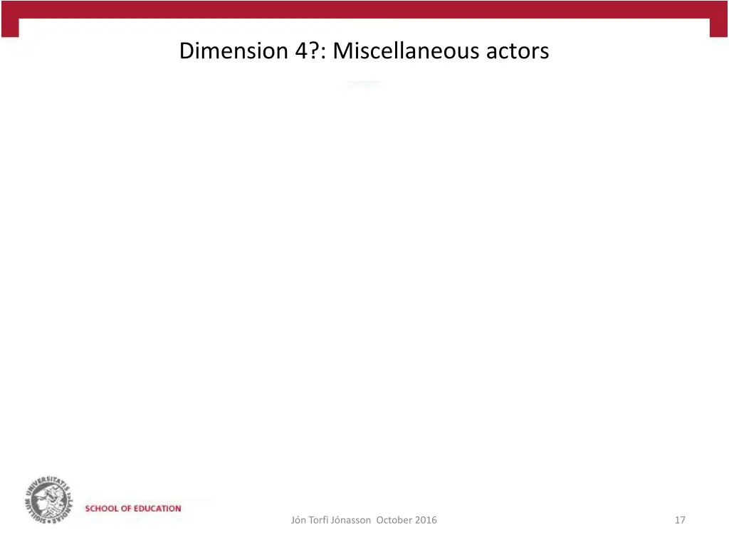 dimension 4 miscellaneous actors
