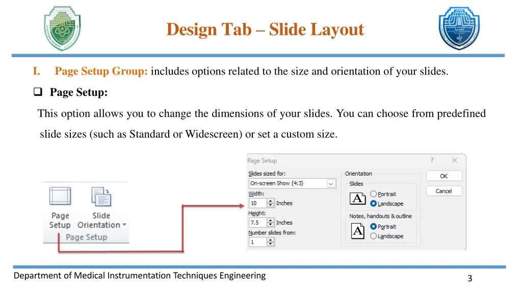 design tab slide layout 1