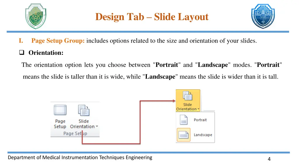 design tab slide layout 2