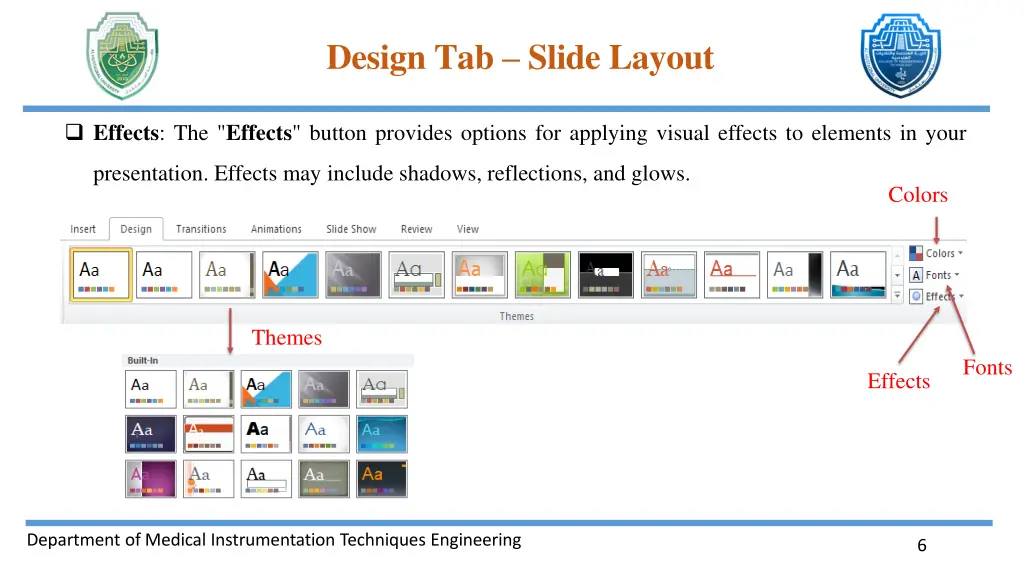 design tab slide layout 4