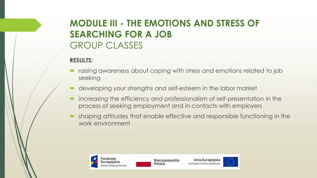 module iii the emotions and stress of searching