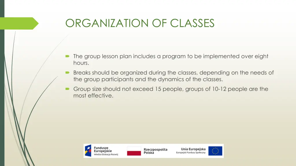 organization of classes 1