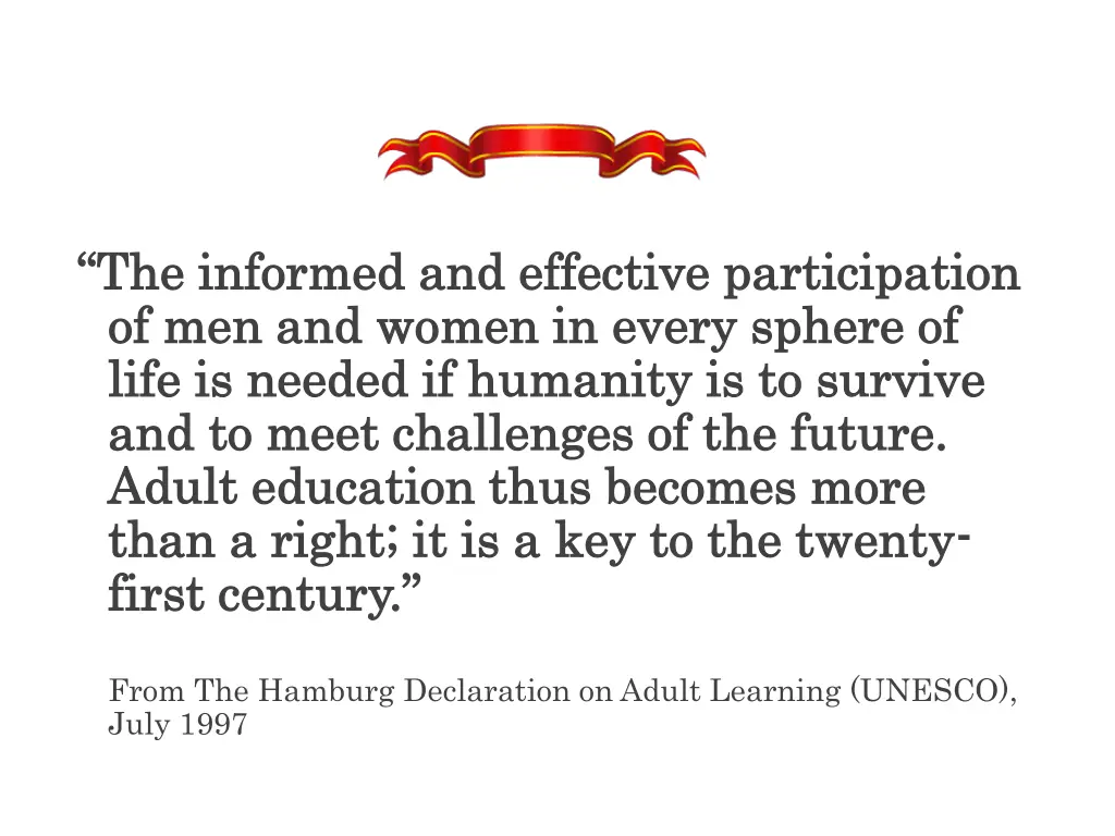 the informed and effective participation