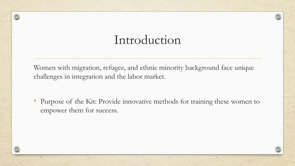 introduction