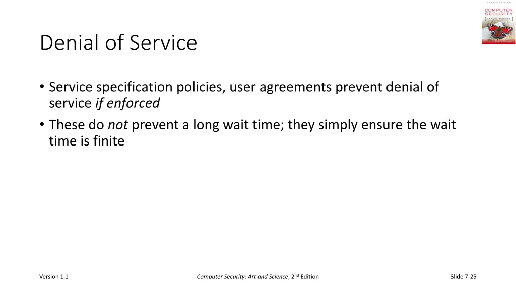 denial of service 1