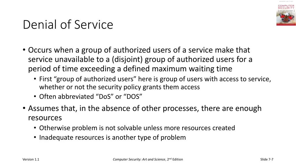 denial of service