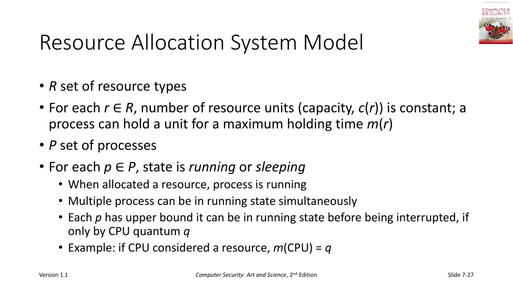 resource allocation system model