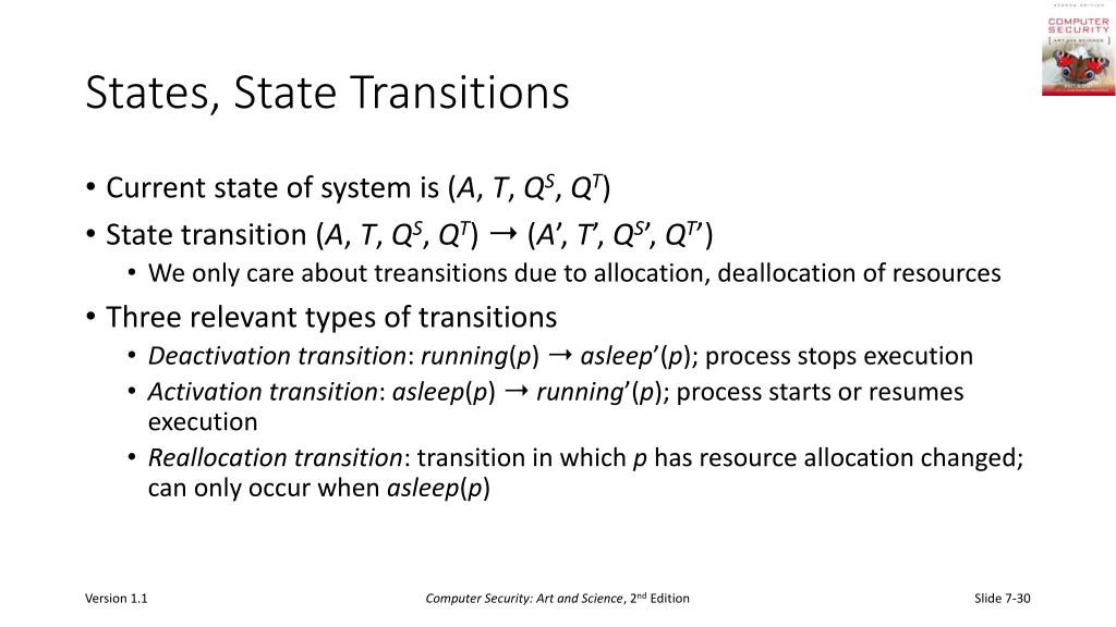 states state transitions