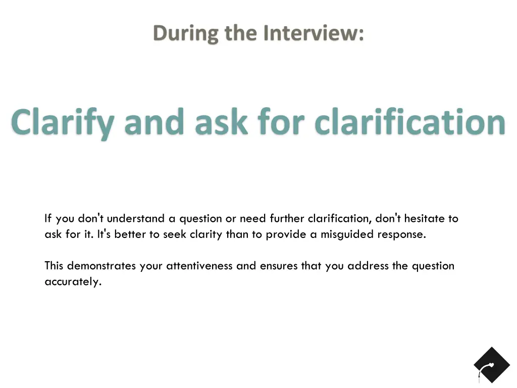 during the interview 2