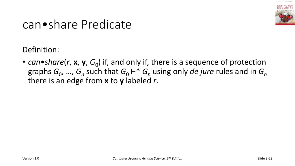 can share predicate