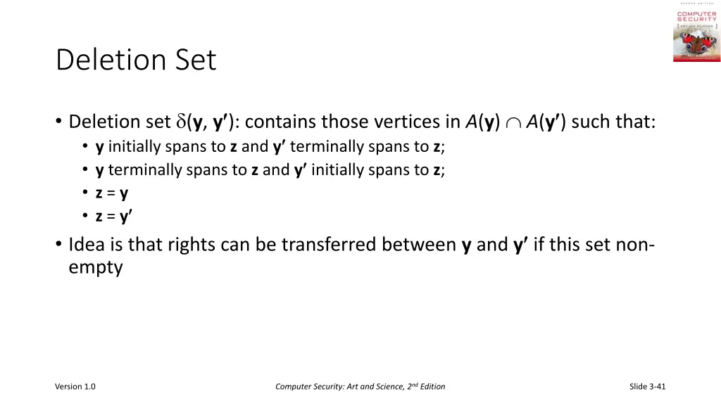 deletion set