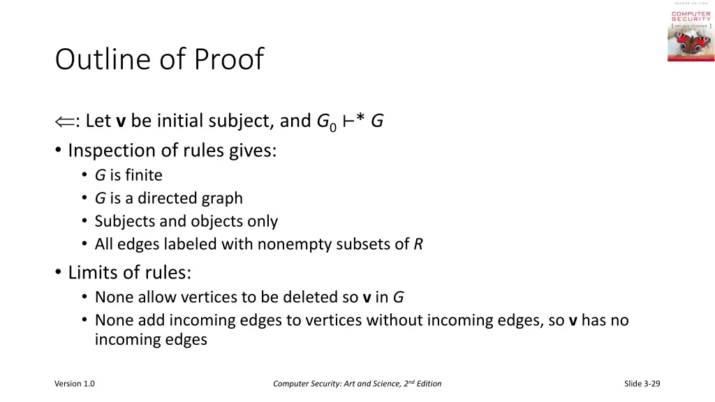 outline of proof 2