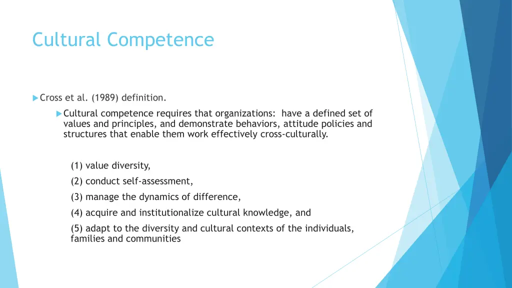 cultural competence
