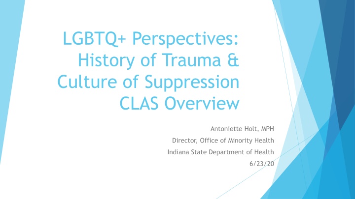 lgbtq perspectives history of trauma culture