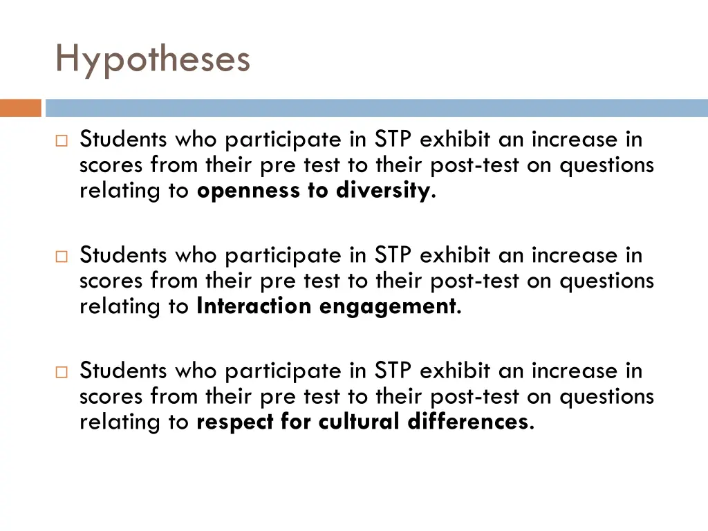 hypotheses