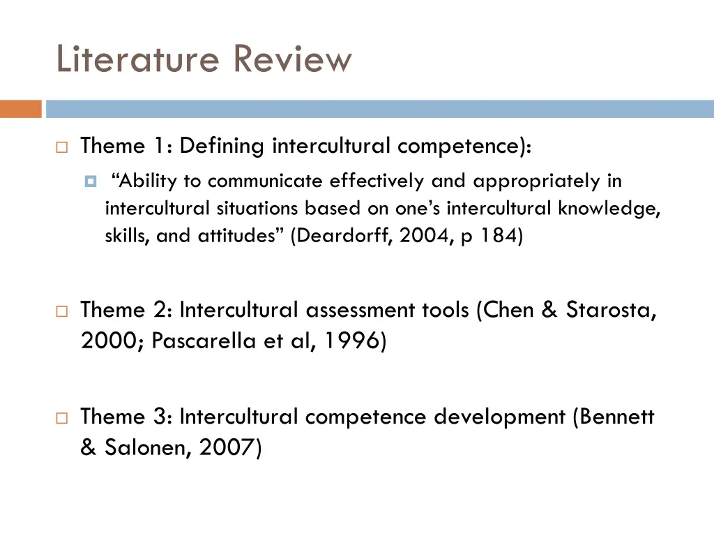 literature review