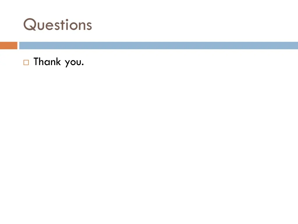 questions