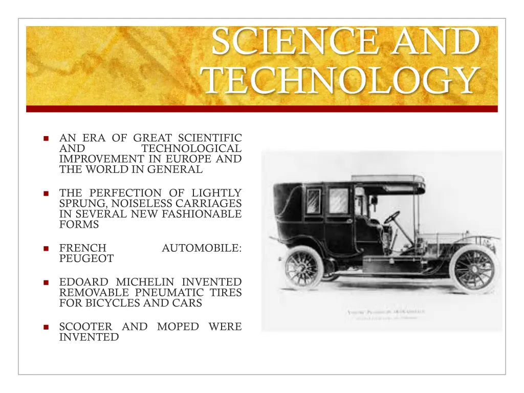 science and technology