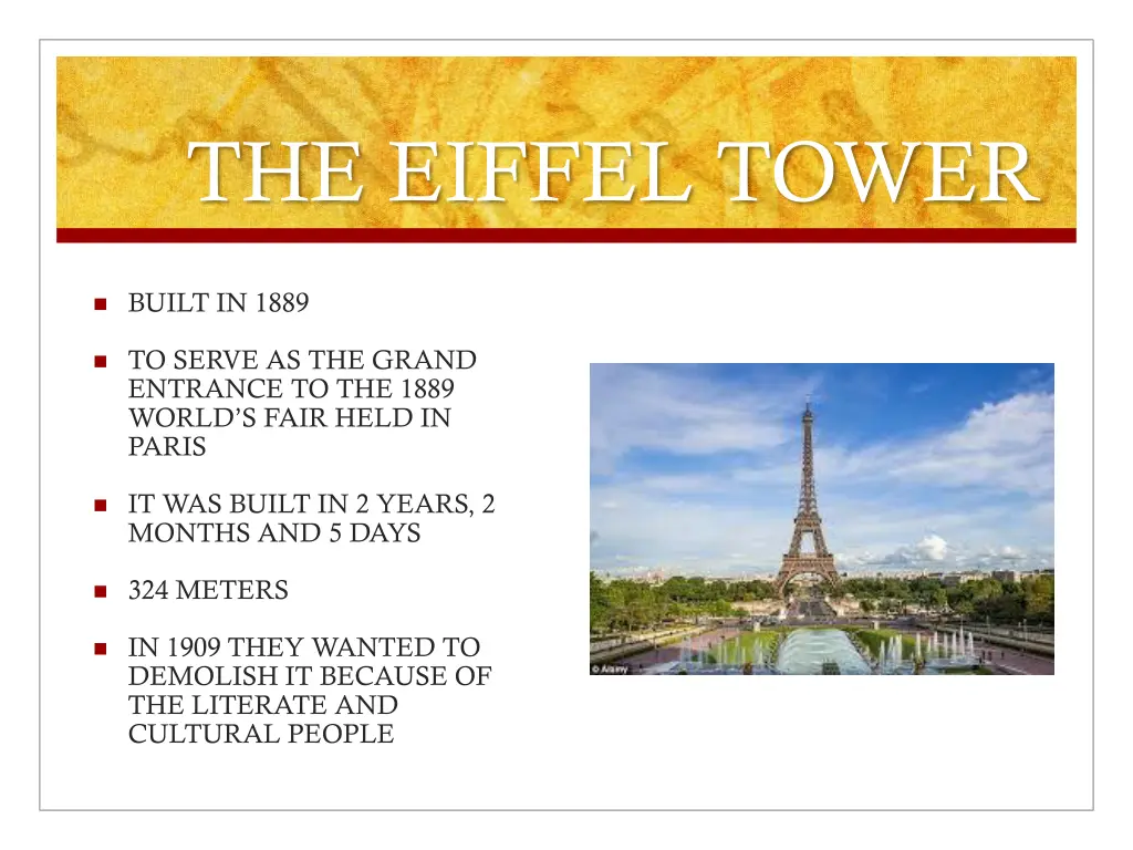 the eiffel tower