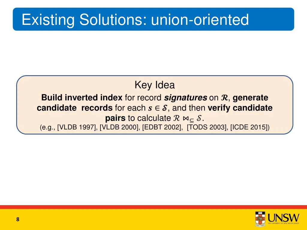 existing solutions union oriented