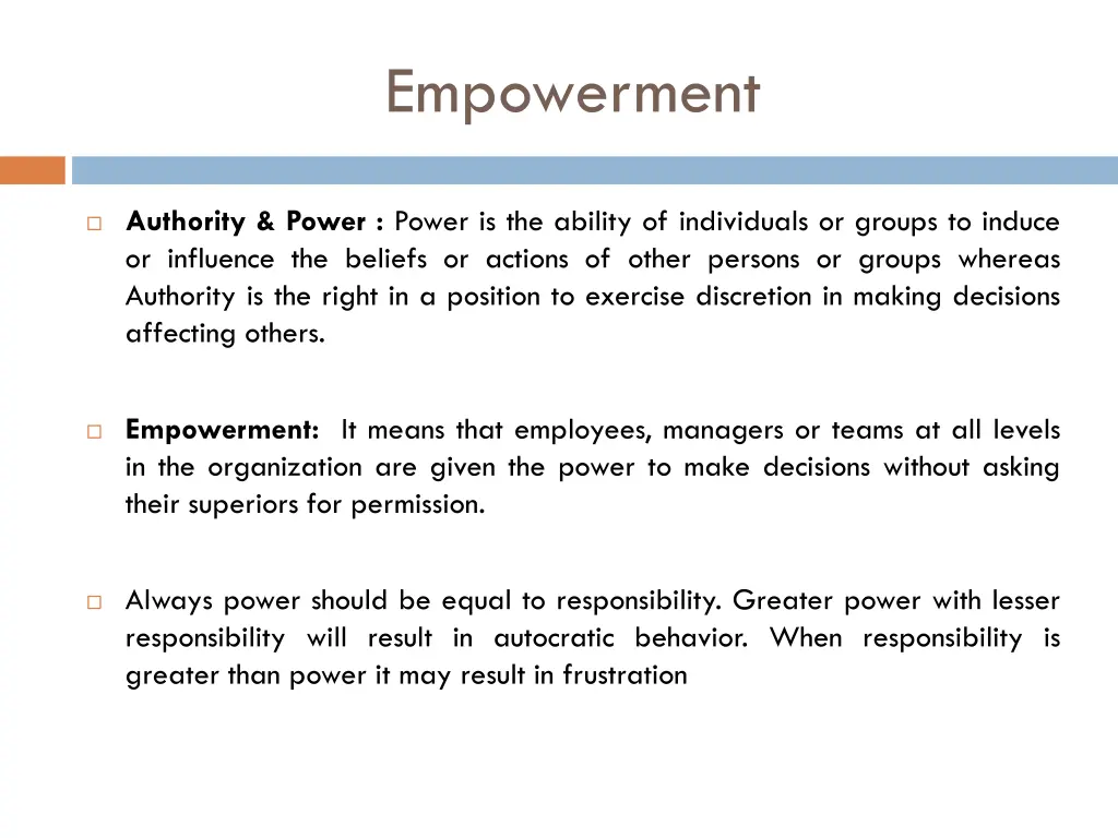 empowerment