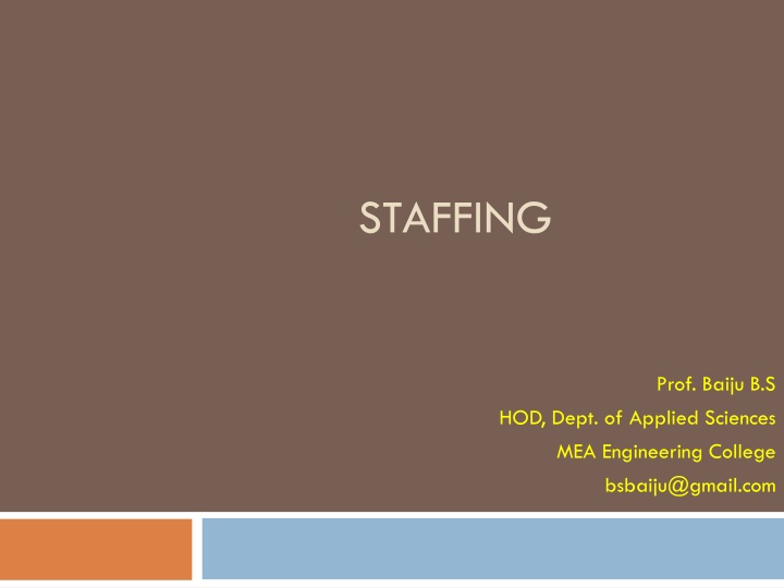 staffing