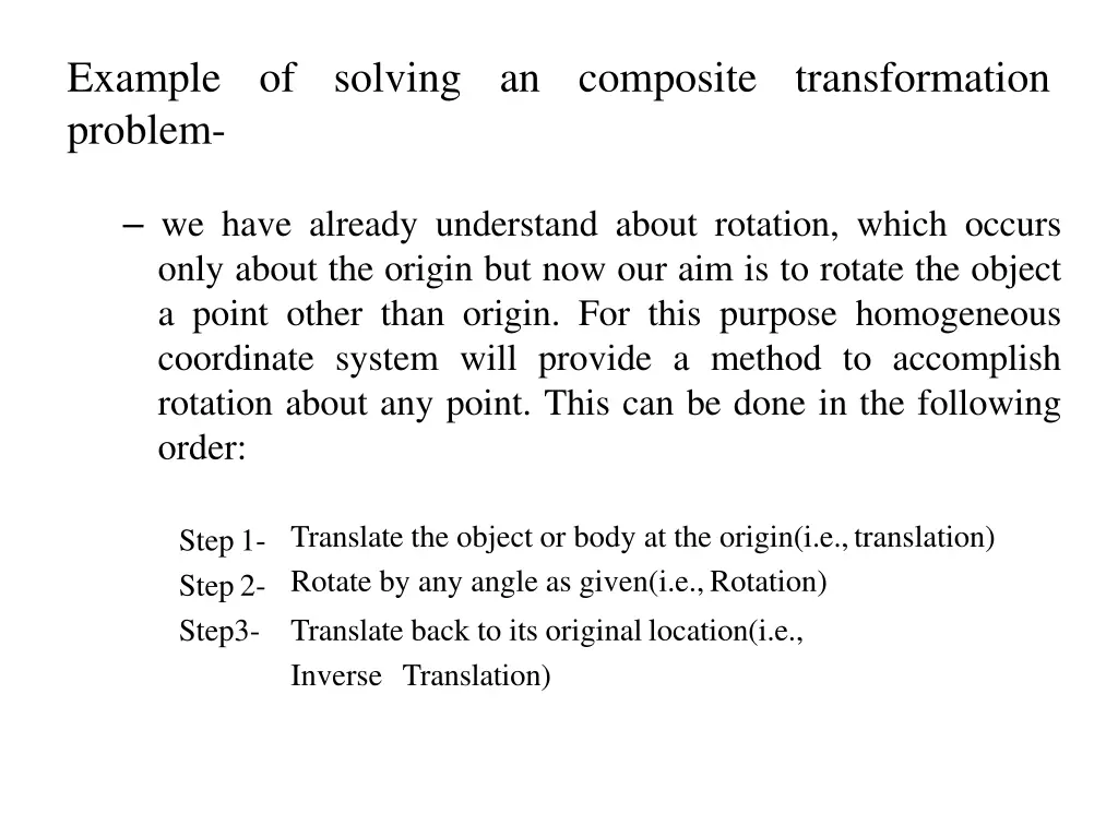 example problem